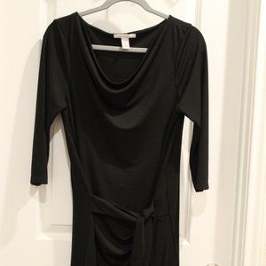 Kenneth Cole Black Midi Dress